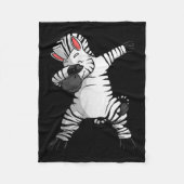 Zebra Costume For Kids Boys Girls Zoo Animal Print Fleece Deken (Voorkant)