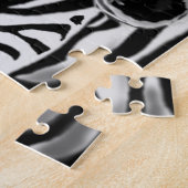 Zebra Couple Jigzaag Puzzle Legpuzzel (Zijkant)