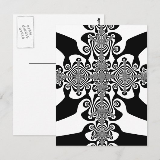 ZEBRA CROSS BRIEFKAART (Voorkant / Achterkant)