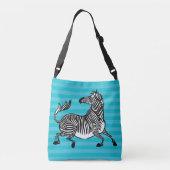 Zebra Crossbody Bag Tas (Achterkant)