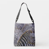 Zebra - Crossbody Totebag Crossbody Tas (Achterkant)