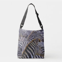Zebra - Crossbody Totebag