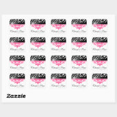 Zebra Damask Sla de Date Sticker op (Vel)