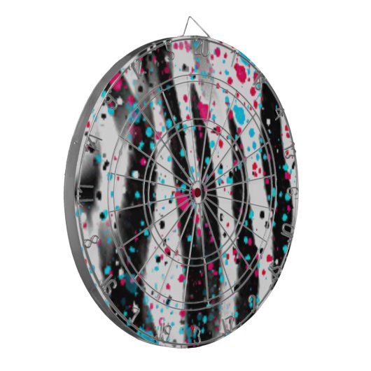 Zebra Dartbord (Voorkant Links)
