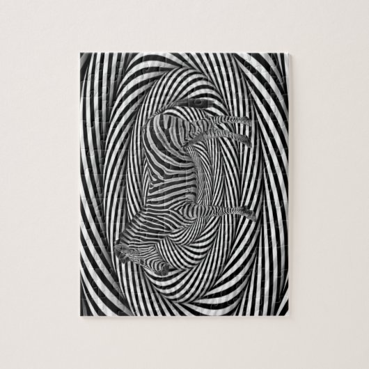 Zebra Dazzle Legpuzzel (Verticaal)