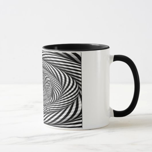 Zebra Dazzle Mok (Rechts)