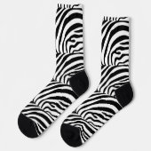 Zebra decoratie sokken (Links)