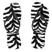 Zebra decoratie  teenslippers (Voetbed)