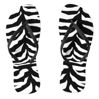 Zebra decoratie teenslippers