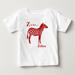 Zebra - Deep Red en White