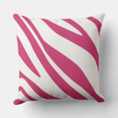 Zebra Design Kies elke aangepaste kleur kussen (Achterkant)
