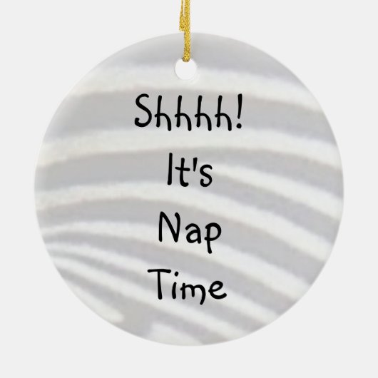 Zebra Deurhelling Keramisch Ornament (Achterkant)