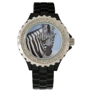Zebra die naar je kijkt horloge