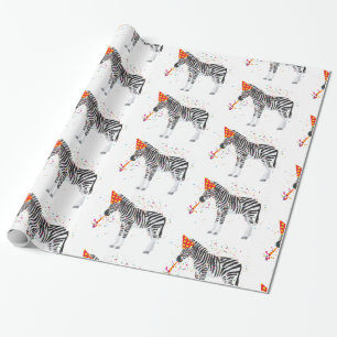 Zebra - Dieren met een partij Cadeaupapier