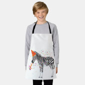 Zebra - Dieren met een partij Schort (Gedragen)