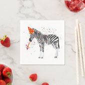 Zebra - Dieren met een partij Servet (Insitu)