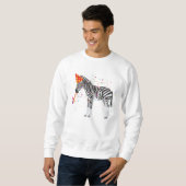Zebra - Dieren met een partij Trui (Voorkant volledig)