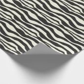 Zebra Dierenafdrukken Cadeaupapier (Hoek)