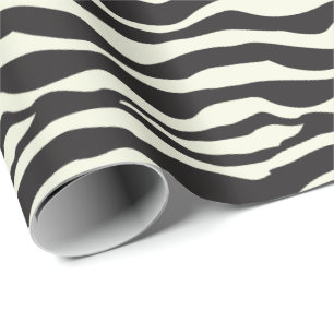 Zebra Dierenafdrukken Cadeaupapier
