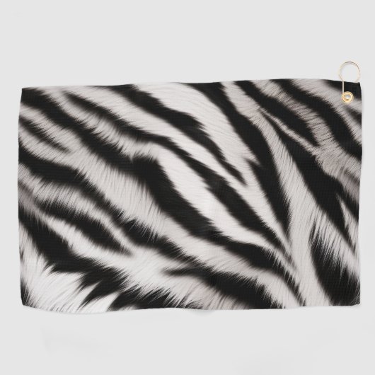 Zebra Dierenafdrukken Golfhanddoek (Horizontaal)