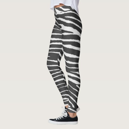 Zebra Dierenafdrukken Leggings (Links)