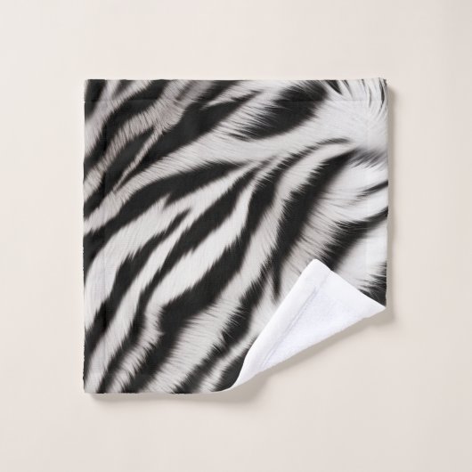 Zebra Dierenbont Bad Handdoek (Wasdoekje)
