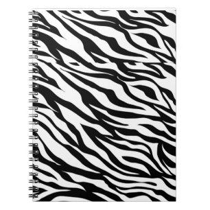 Zebra Dierenhuid Print Patroon-15391 Notitieboek