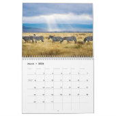 Zebra dierenkalender kalender (Mar 2026)