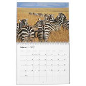 Zebra dierenkalender kalender (Feb 2027)