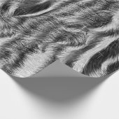 Zebra Dierenpringspatroon Cadeaupapier (Hoek)