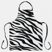 Zebra Dierenpringspatroon Schort (Voorkant)