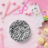 Zebra Dierenprint Feest Papieren Kom (Feest)