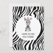 Zebra dierentuin kaart (Achterkant)