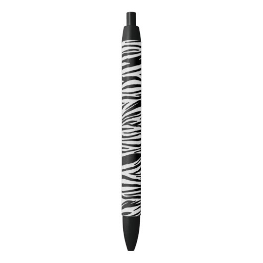 Zebra Dierlijke afdrukpen Zwarte Inkt Pen (Voorkant Verticaal)