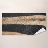 ZEBRA DIERLIJKE AFDRUKSTSTRIPE BADHANDDOEK (Badhanddoek)