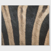 ZEBRA DIERLIJKE AFDRUKSTSTRIPE CADEAUPAPIER (Vlak)