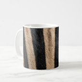 ZEBRA DIERLIJKE AFDRUKSTSTRIPE KOFFIEMOK (Voorkant links)