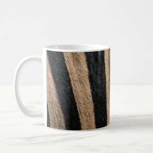 ZEBRA DIERLIJKE AFDRUKSTSTRIPE KOFFIEMOK (Links)