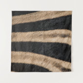 ZEBRA DIERLIJKE AFDRUKSTSTRIPE WANDKLEED (Voorkant (horizontaal))