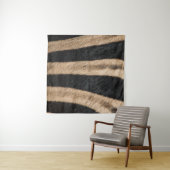 ZEBRA DIERLIJKE AFDRUKSTSTRIPE WANDKLEED (In Situ (horizontaal))