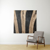 ZEBRA DIERLIJKE AFDRUKSTSTRIPE WANDKLEED (In situ)