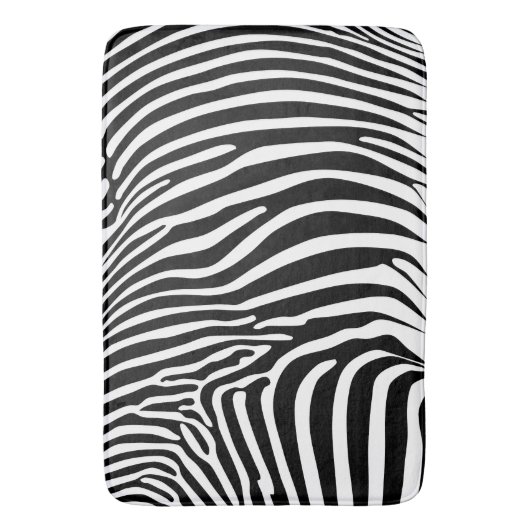Zebra Dierprint Badmat (Voorkant Verticaal)