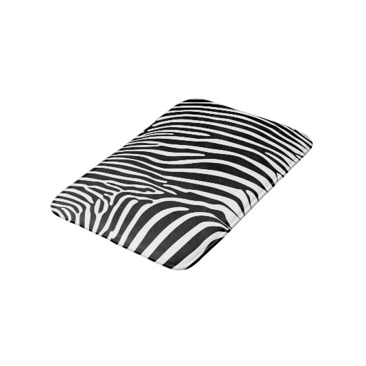Zebra Dierprint Badmat (Gekanteld)