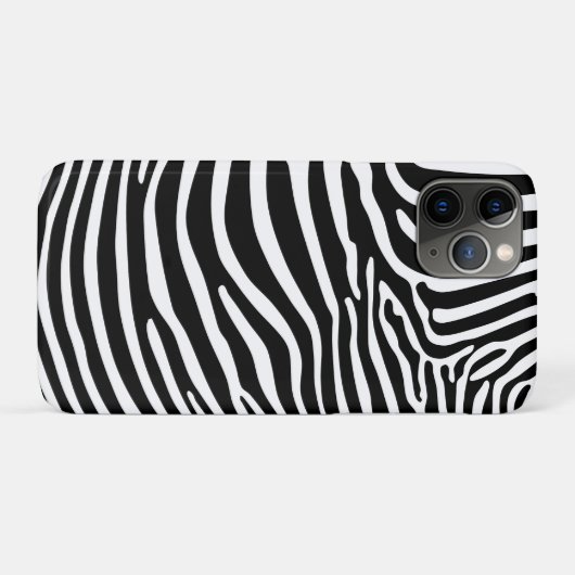 Zebra Dierprint Case-Mate iPhone Case (Achterkant (horizontaal))
