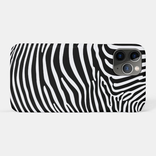 Zebra Dierprint Case-Mate iPhone Case (Achterkant (horizontaal))