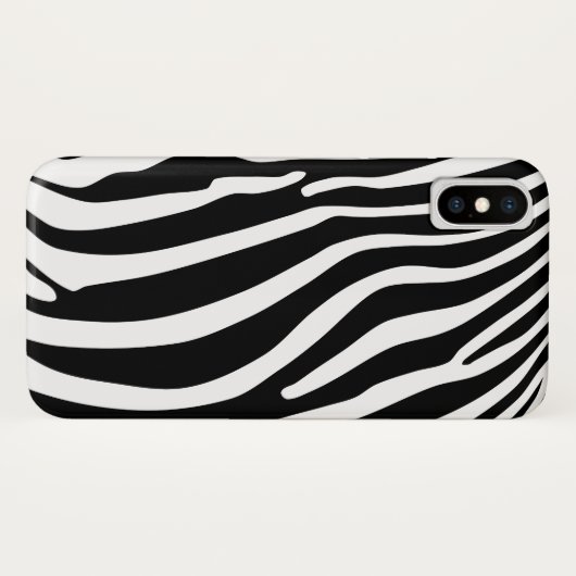 Zebra Dierprint Case-Mate iPhone Case (Achterkant (horizontaal))