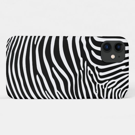 Zebra Dierprint Case-Mate iPhone Case (Achterkant (horizontaal))