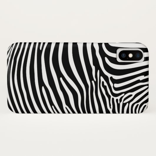 Zebra Dierprint Case-Mate iPhone Case (Achterkant (horizontaal))