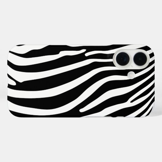 Zebra Dierprint Case-Mate iPhone Case (Achterkant (horizontaal))