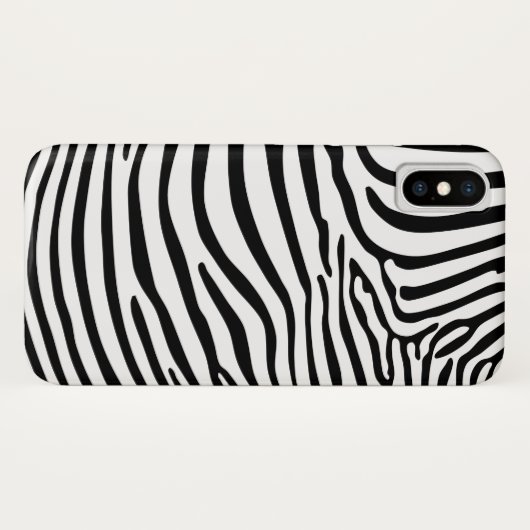 Zebra Dierprint Case-Mate iPhone Case (Achterkant (horizontaal))